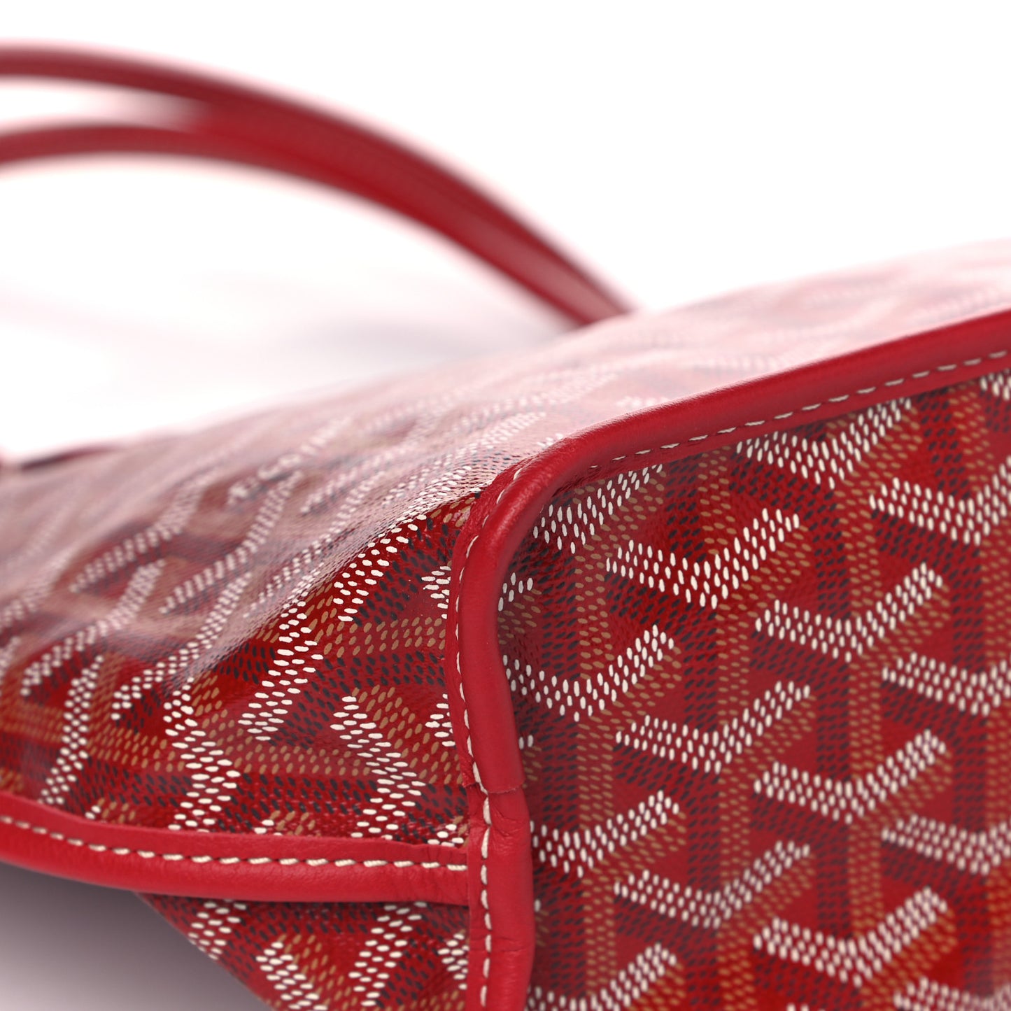 Goyardine Reversible Mini Anjou Red