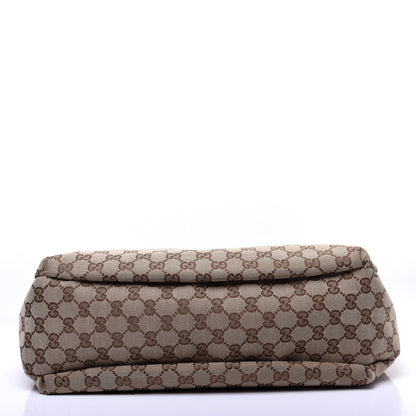 Gucci Monogram Large New Ladies Web Hobo Dark Brown 10 of 14