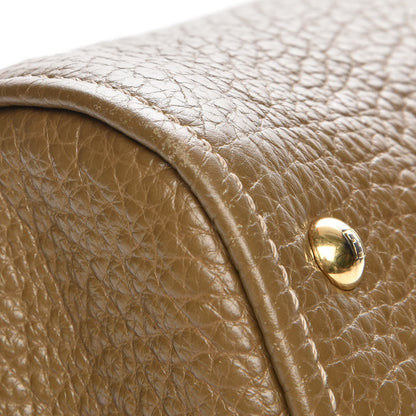 Fendi Pebbled Calfskin Large Chameleon Tote Brown 12 of 13