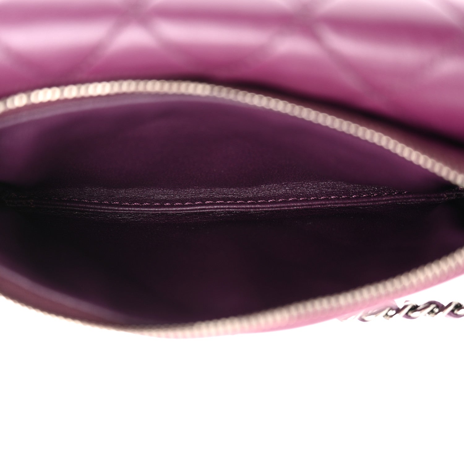 Chanel Lambskin Quilted Mini Mineral Nights Flap Crossbody Bag Purple 6 of 12