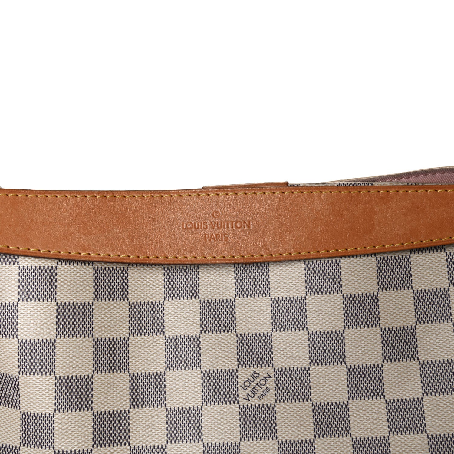 Louis Vuitton Damier Azur Graceful MM Rose Ballerine 9 of 12