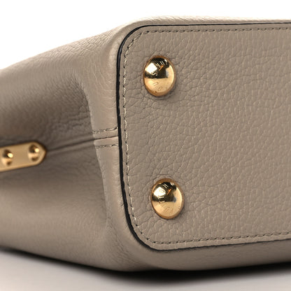 Louis Vuitton Taurillon Capucines BB Galet 8 of 10