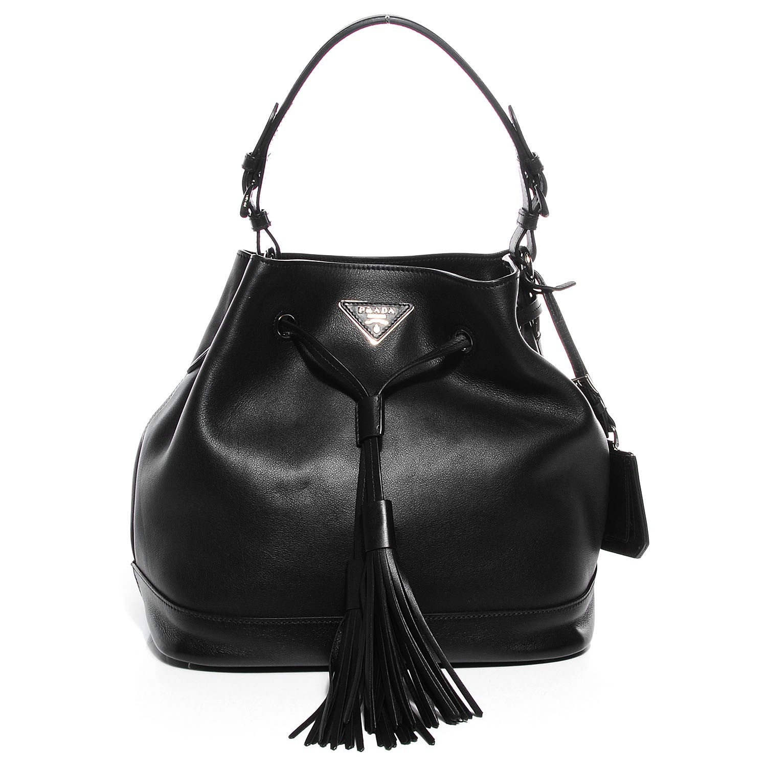 Prada City Calf Bucket Bag Nero Black 1 of 9