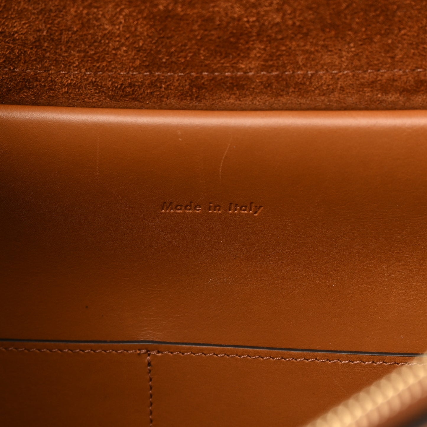 Natural Calfskin Large Belt Bag Tan