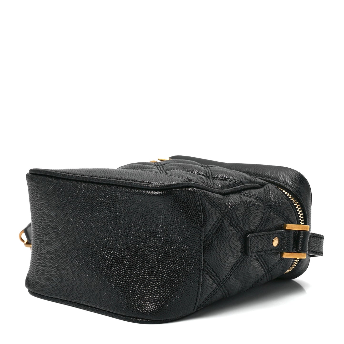 Grain de Poudre Quilted 80's Vanity Bag Black