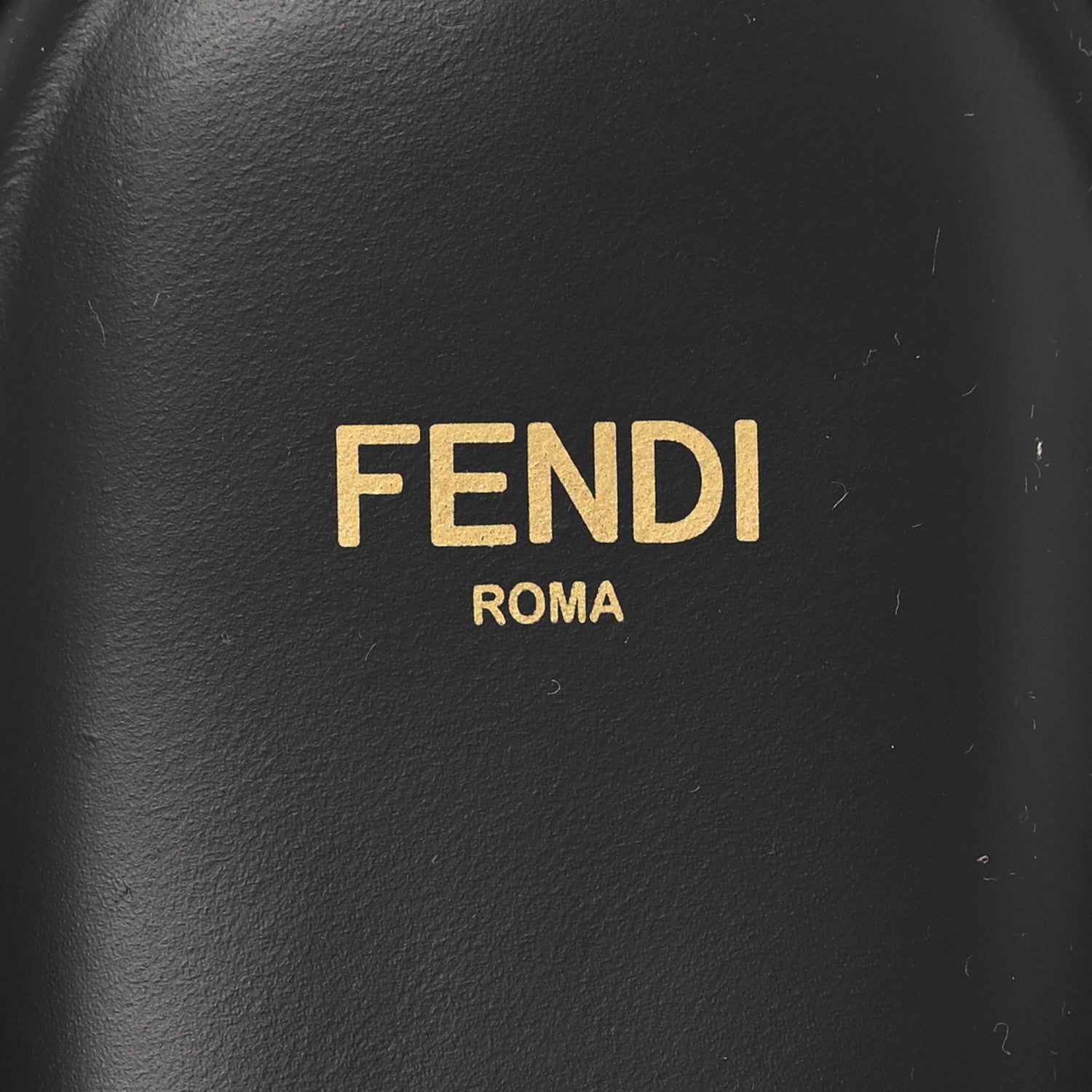 Fendi Vitello Womens Fendigraphy Slide Sandals 36.5 Black 9 of 9