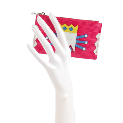 Louis Vuitton Epi Tribal Mask Key Pouch Pivoine 2 of 7