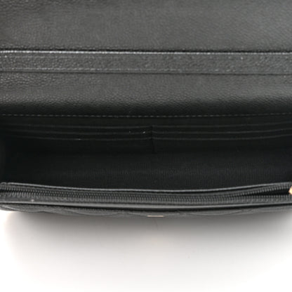 Chanel Caviar Quilted Tiny CC Wallet on Chain WOC Black 5 of 12
