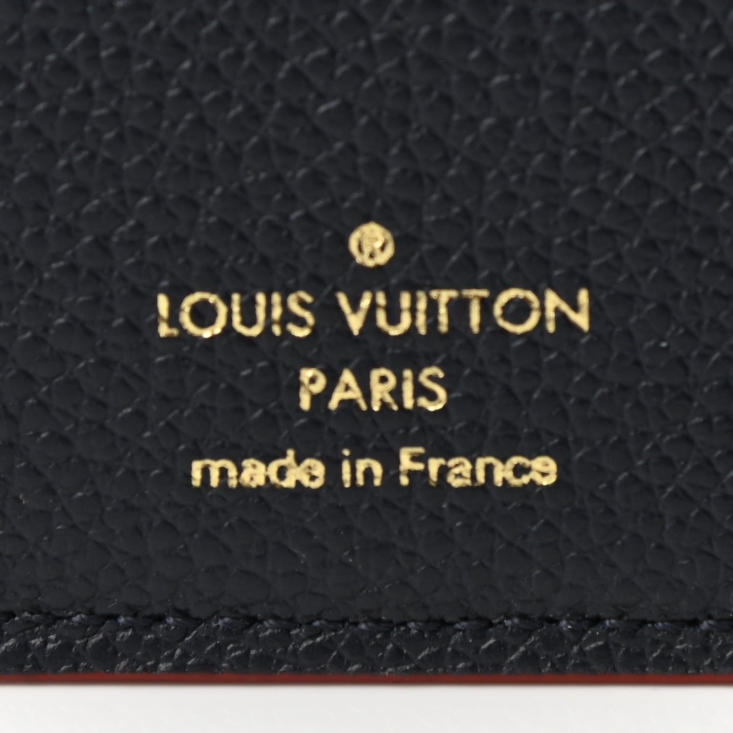Empreinte Zoe Wallet Marine Rouge