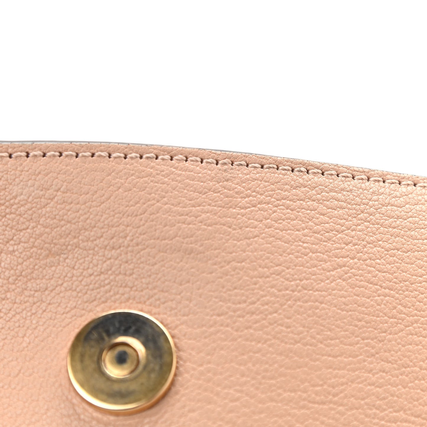 Goatskin Small Faye Shoulder Bag Biscotti Beige