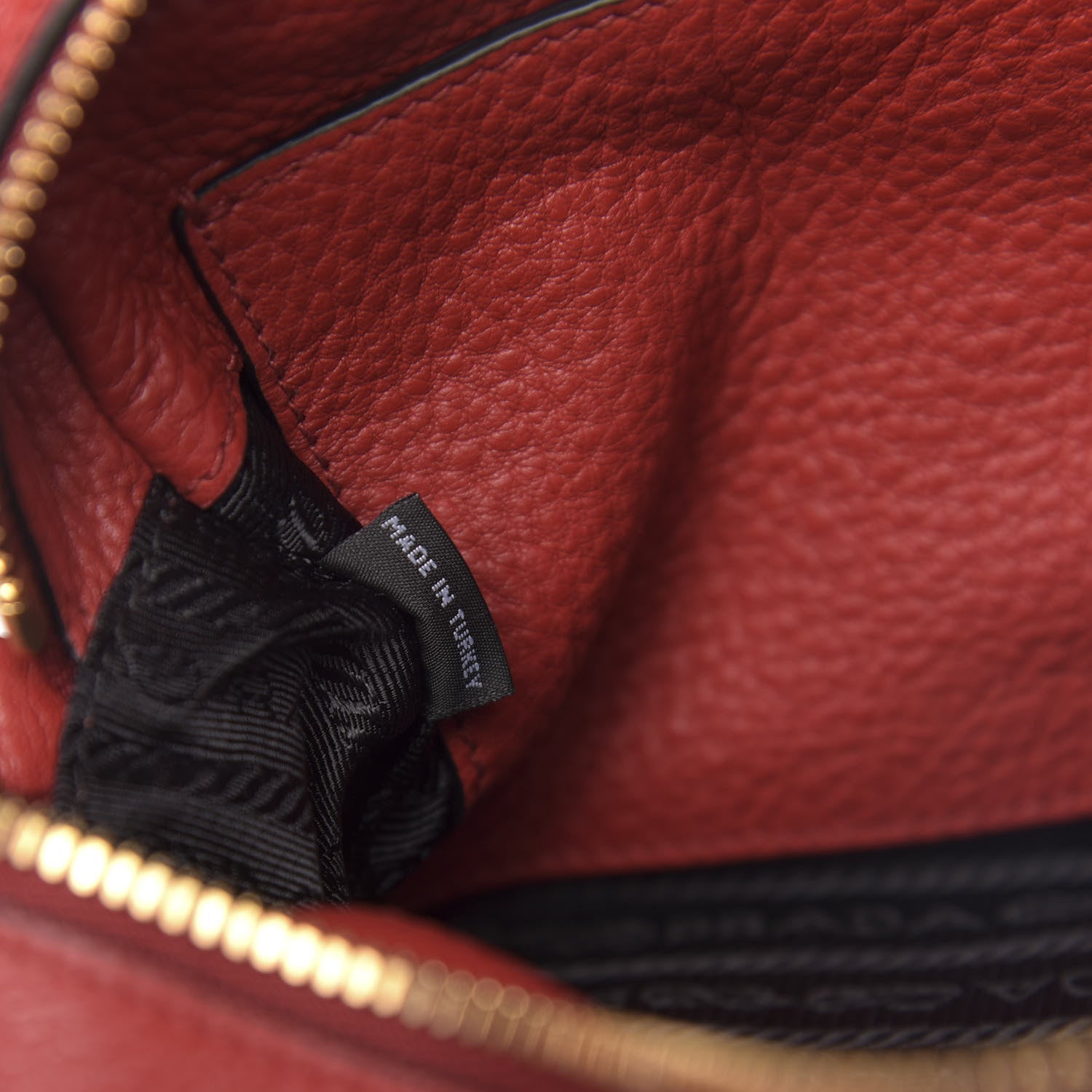 Prada Vitello Phenix Flap Crossbody Rosso 7 of 10