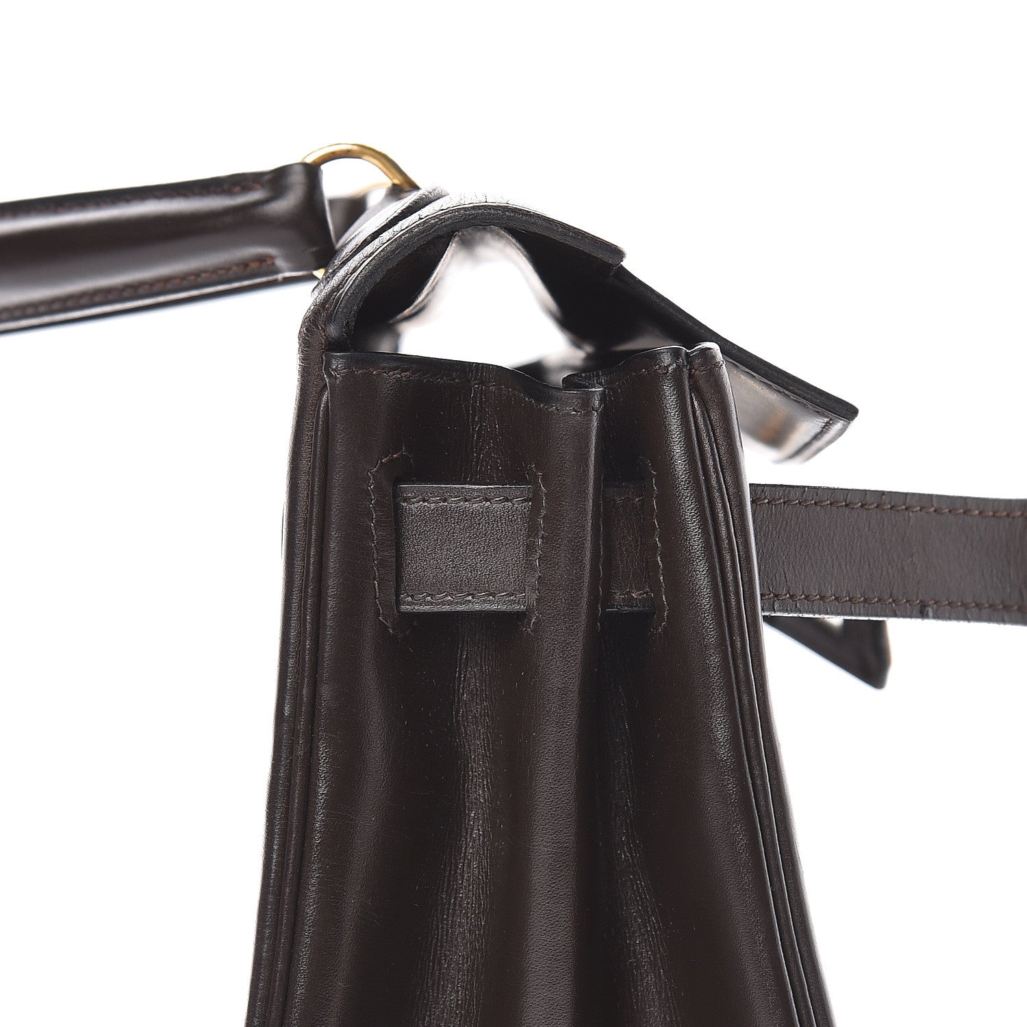 Hermes Box Kelly Retourne 28 Chocolate 17 of 35