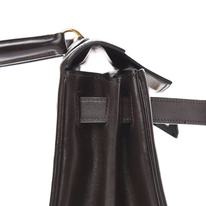 Hermes Box Kelly Retourne 28 Chocolate 17 of 35