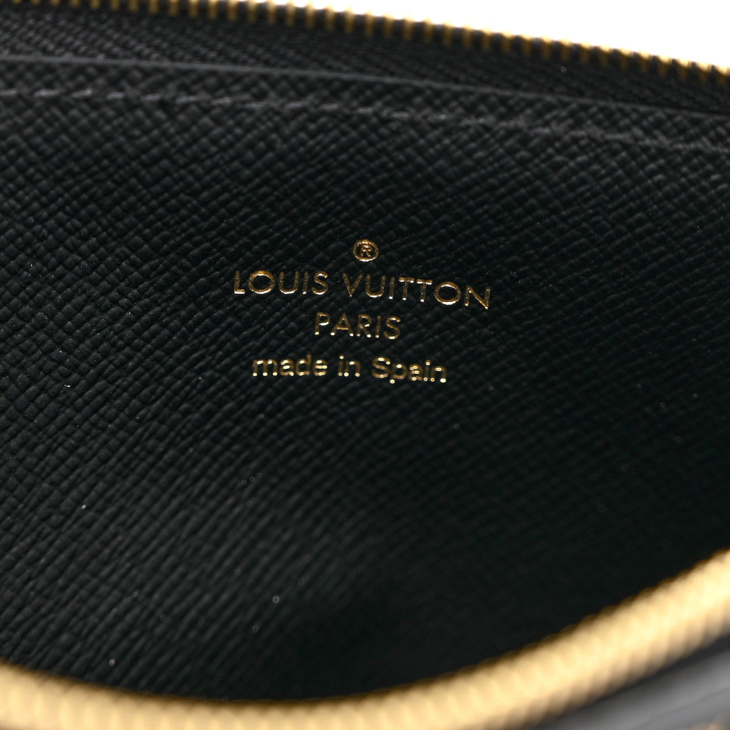Monogram Slim Purse Black
