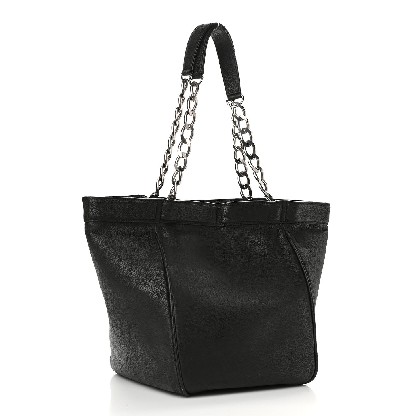 Caviar Timeless CC Shopping Tote Black