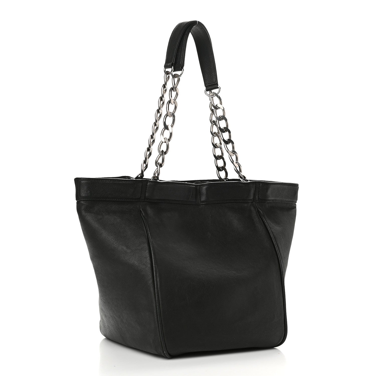 Chanel Caviar Timeless CC Shopping Tote Black 2 of 8
