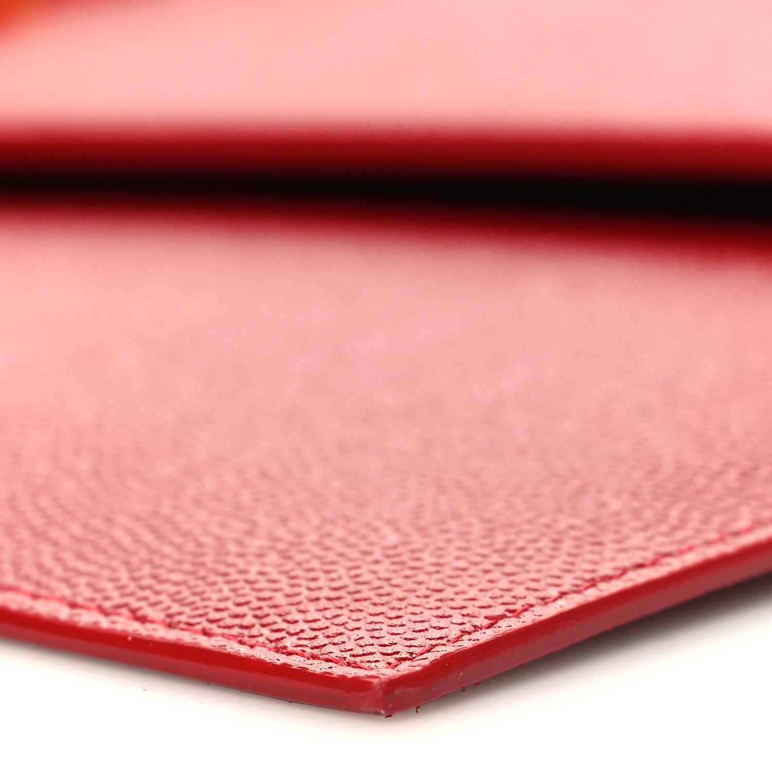 Saint Laurent Grain De Poudre Uptown Pouch Red 10 of 11