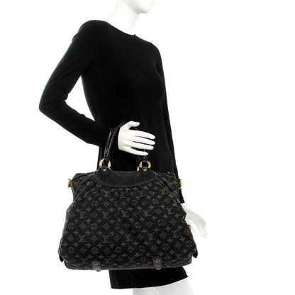 Louis Vuitton Denim Neo Cabby GM Black 3 of 10