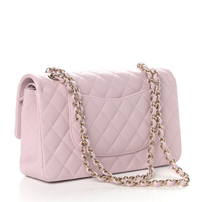 Chanel Caviar Quilted Medium Double Flap Light Pink 4 of 11