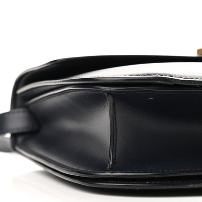 Celine Box Calfskin Medium Classic Box Flap Bag Navy 9 of 10