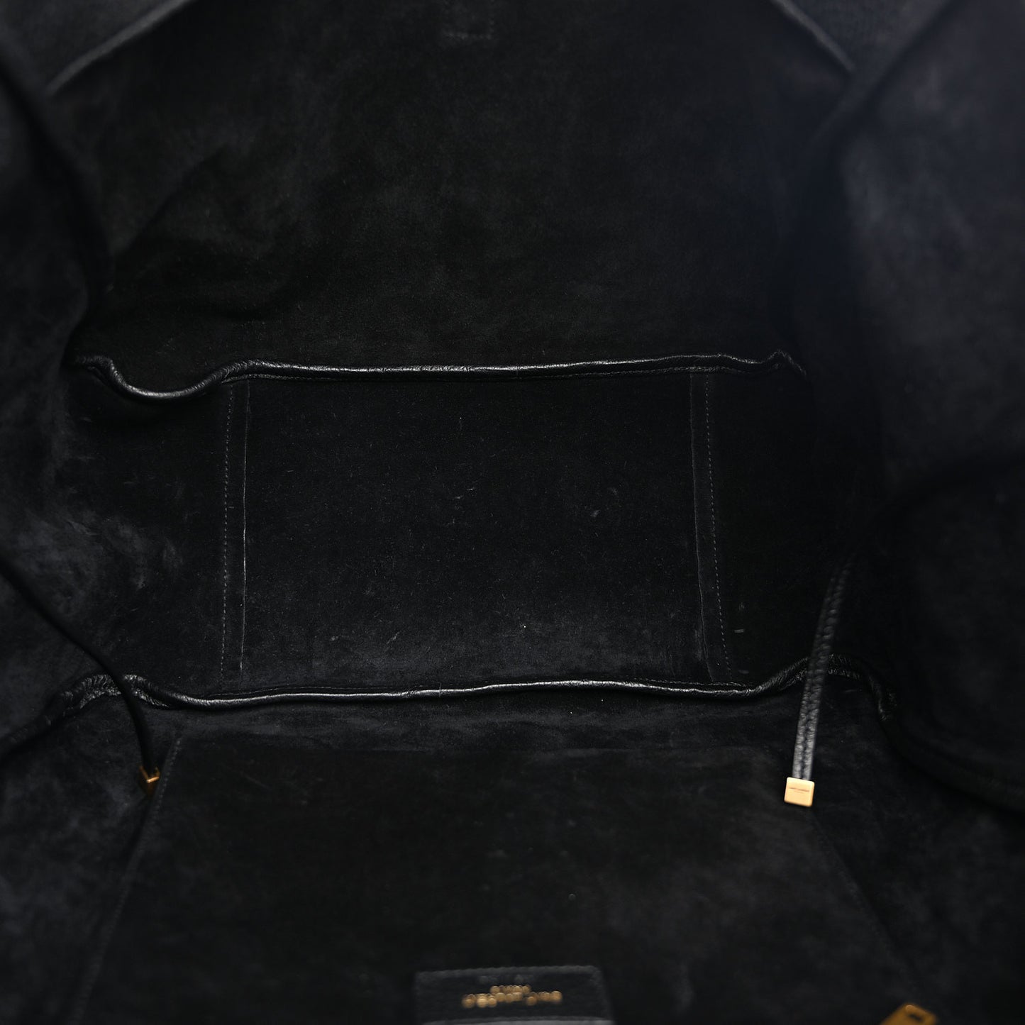 Grained Deerskin Bea Tote Black