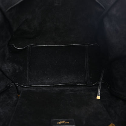 Saint Laurent Grained Deerskin Bea Tote Black 5 of 11