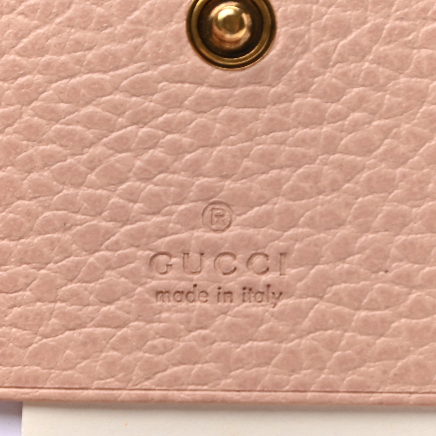 Gucci Calfskin GG Marmont Bow Card Case Black 6 of 7