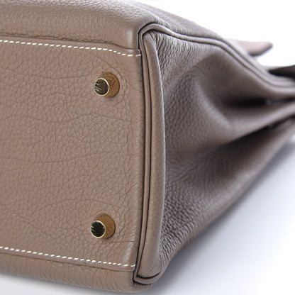 Hermes Togo Kelly Retourne 32 Etoupe 38 of 38