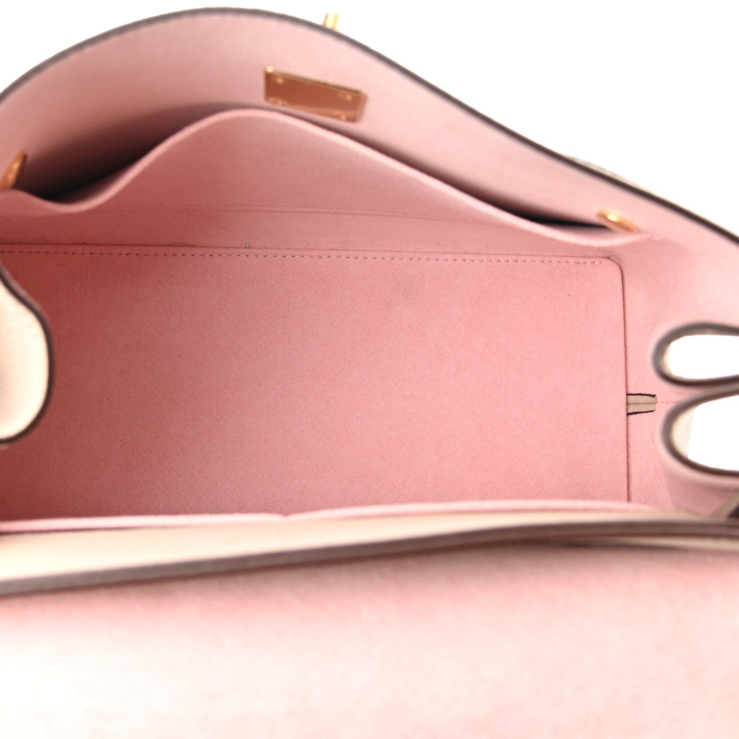 Louis Vuitton Soft Calfskin Lockme Ever MM Greige 5 of 9