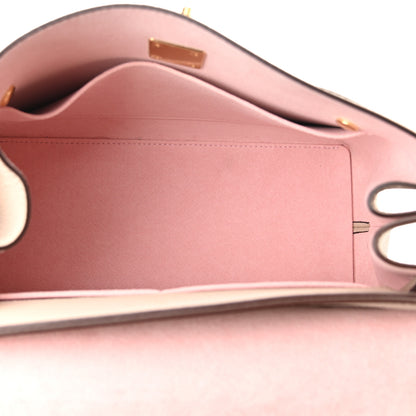 Louis Vuitton Soft Calfskin Lockme Ever MM Greige 5 of 9