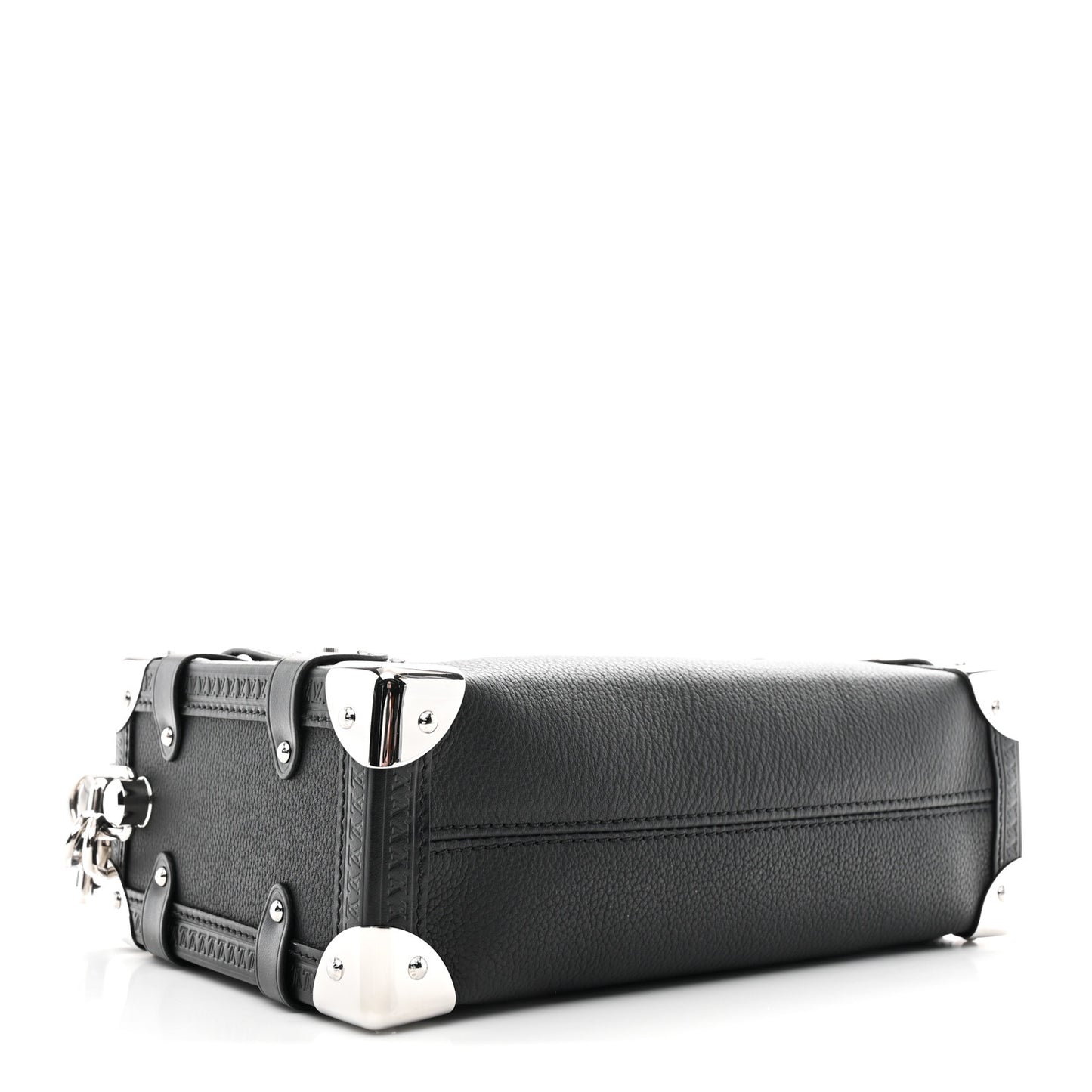Calfskin Side Trunk MM Black