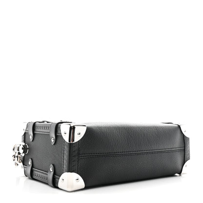 Louis Vuitton Calfskin Side Trunk MM Black 4 of 10