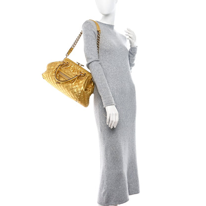 Marc Jacobs Metallic Calfskin Quilted Stam Gold 2 of 11