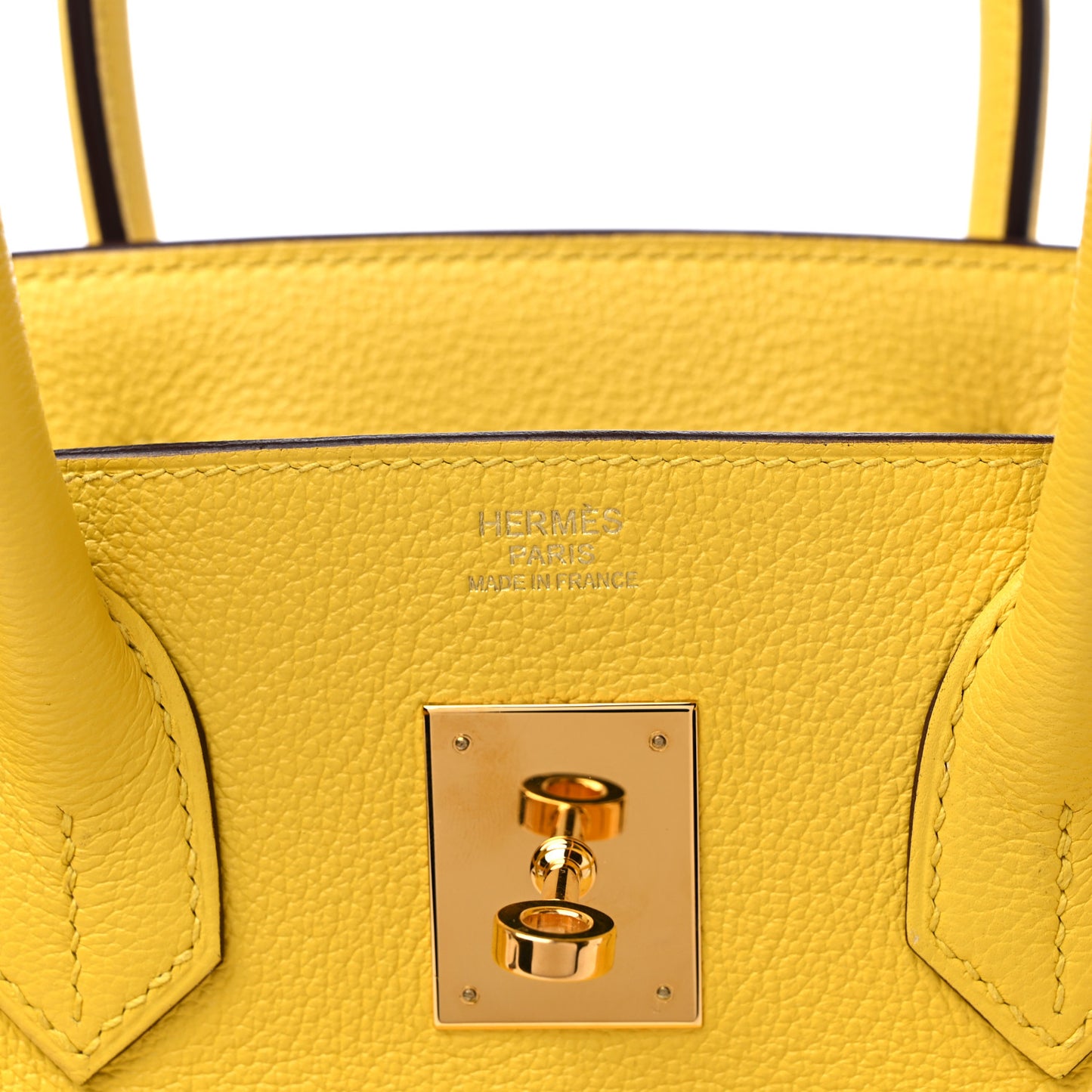 Taurillon Novillo Birkin 30 Jaune De Naples