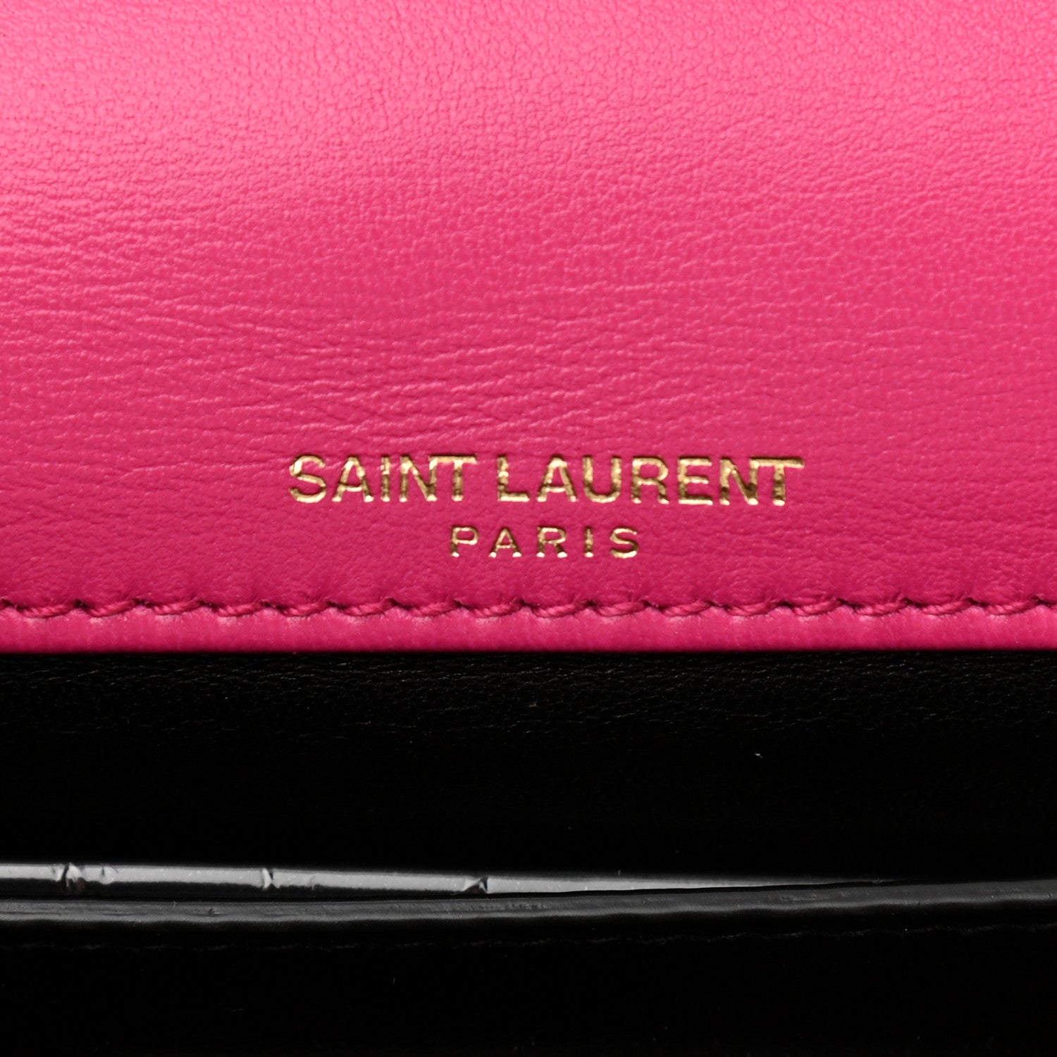 Saint Laurent Boucle Tweed Patchwork Monogram Medium Jamie Baguette Magenta 5 of 11