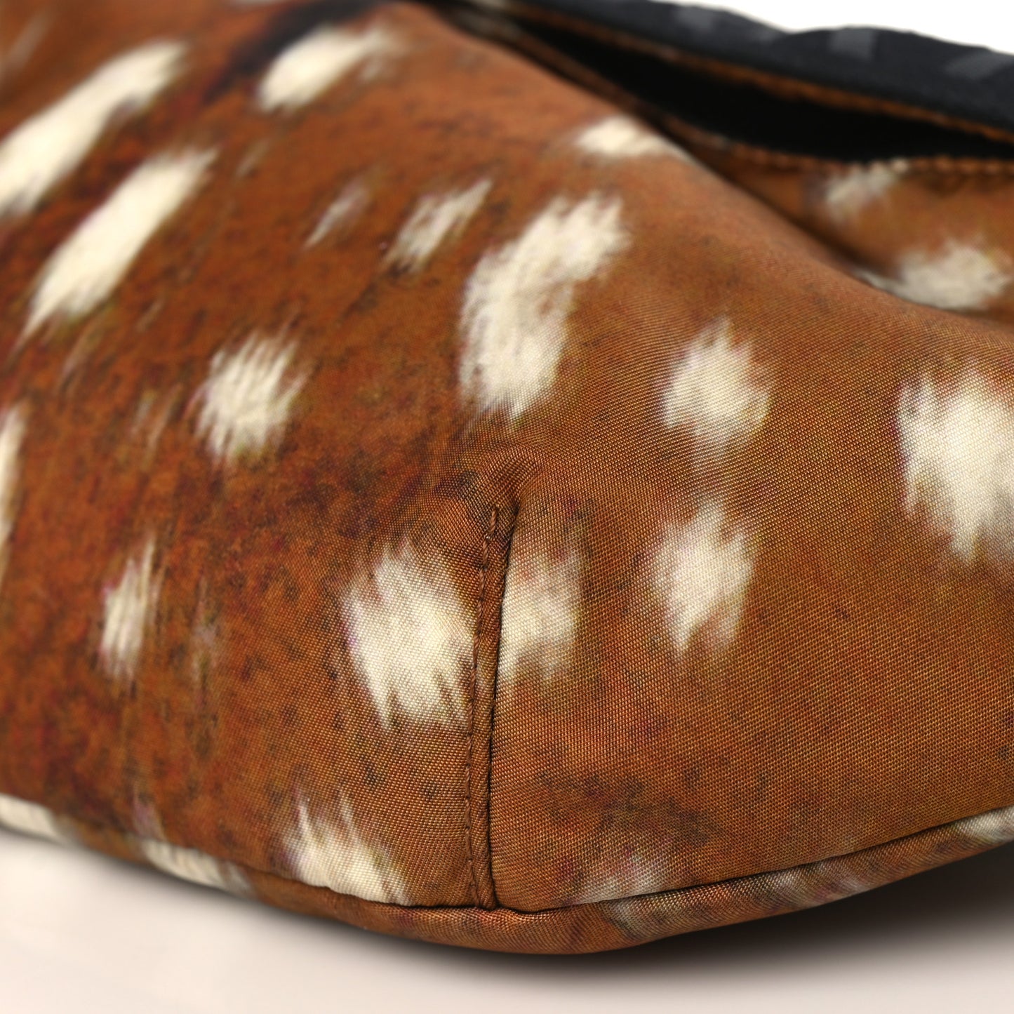 Nylon Deer Print Bum Bag Brown