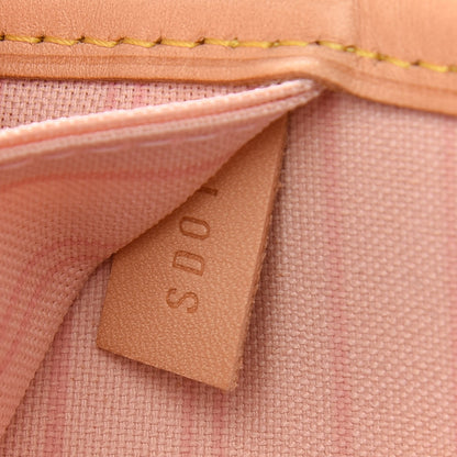 Louis Vuitton Damier Azur Neo Neverfull MM Rose Ballerine 10 of 10