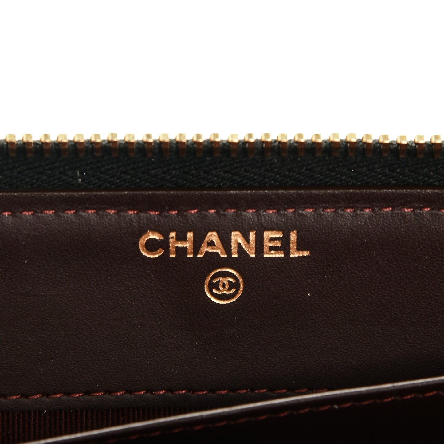Caviar Quilted Large Gusset Zip Around Wallet Black
