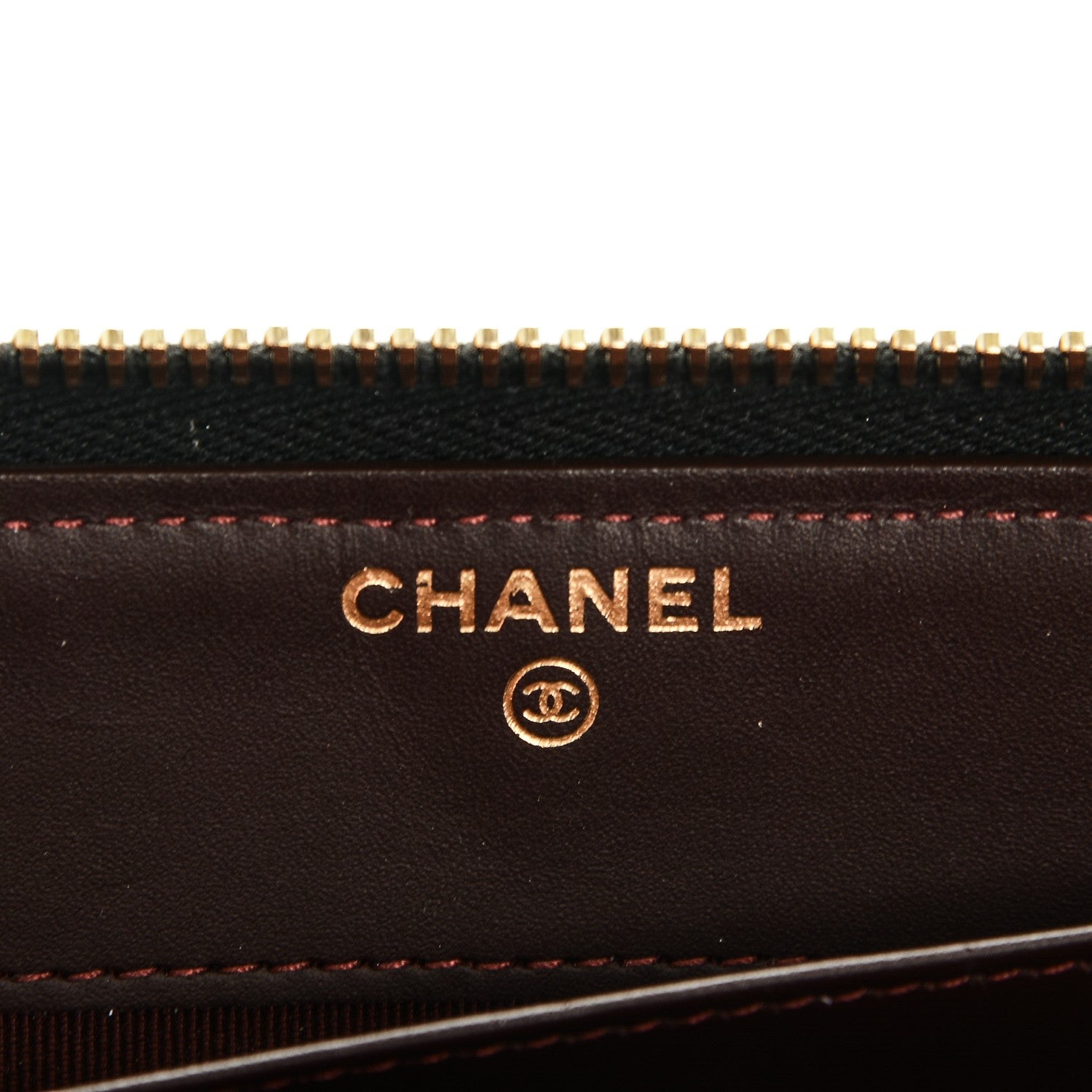 Chanel Caviar Quilted Large Gusset Zip Around Wallet Black 6 of 8