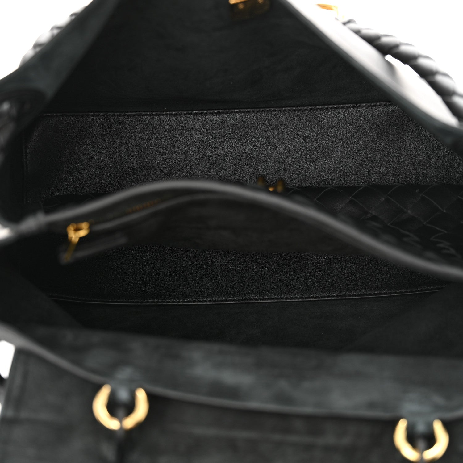 Bottega Veneta Silky Calfskin Medium Ciao Ciao Black 5 of 12