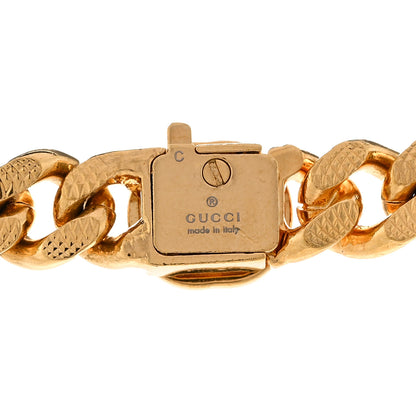 Gucci Metal Interlocking GG Chain Necklace Gold 5 of 6