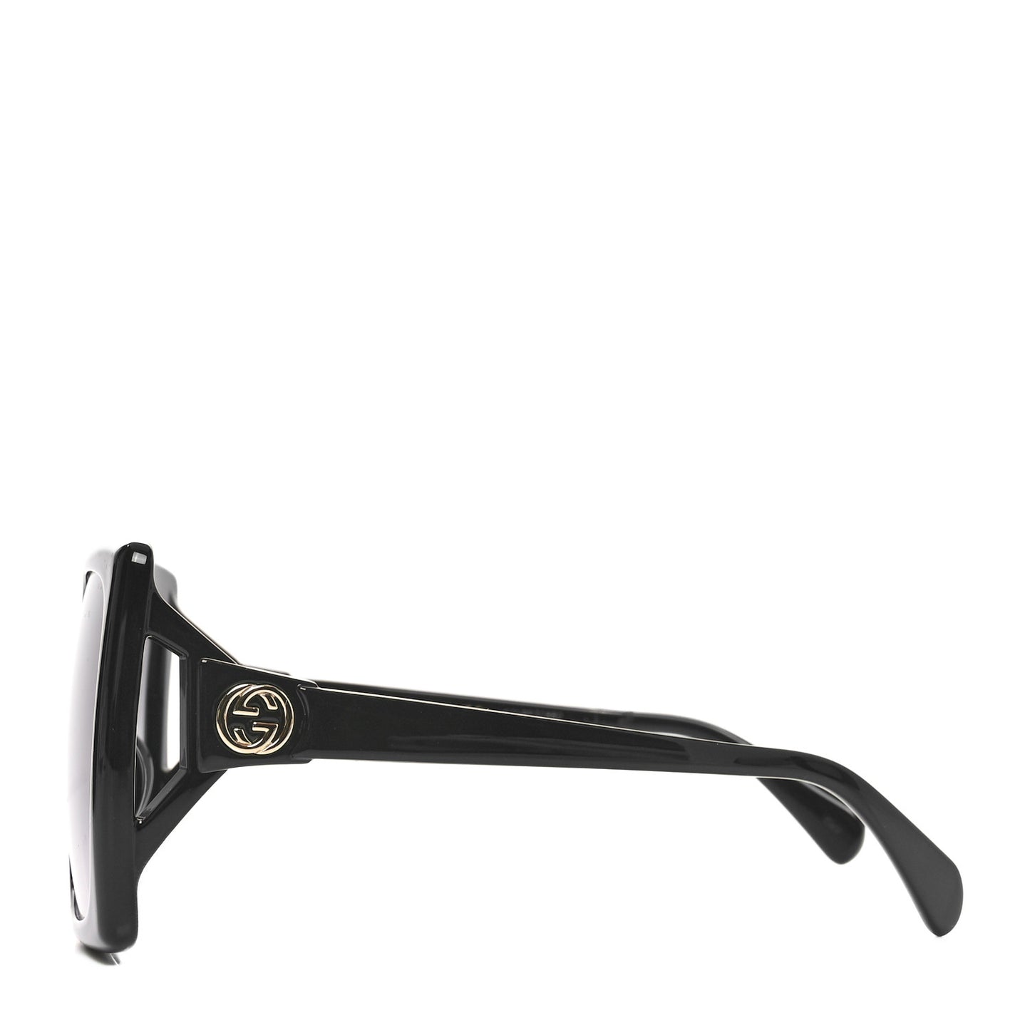 Acetate Square Frame Sunglasses GG0876S Black