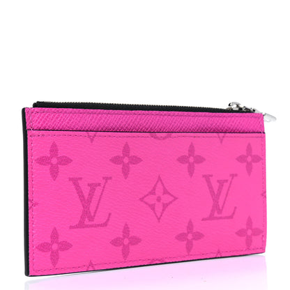 Louis Vuitton Taigarama Coin Card Holder Fuchsia 2 of 4