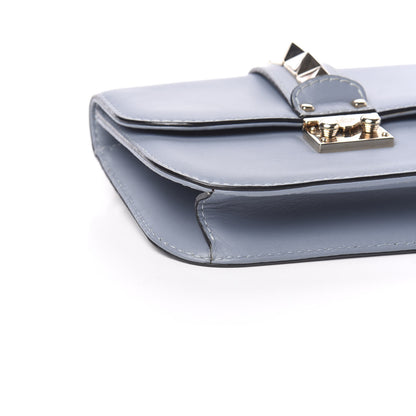 Valentino Garavani Vitello Small Glam Lock Rockstud Flap London Stone 6 of 8