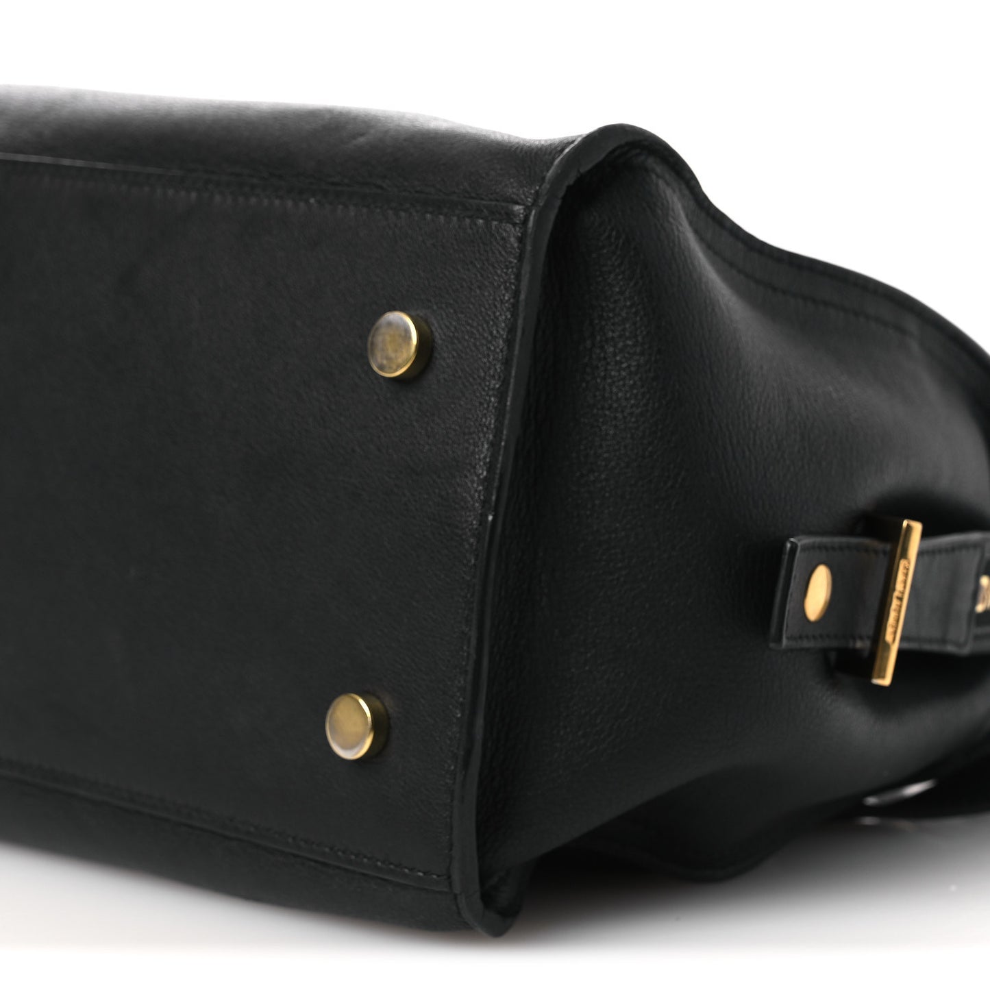 Calfskin Small Monogram Cabas Black