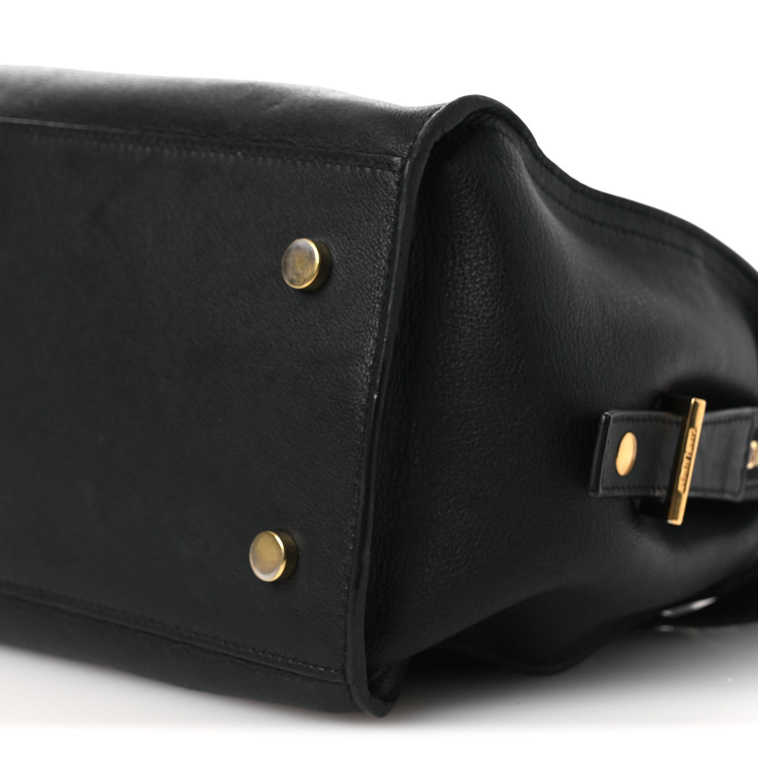 Saint Laurent Calfskin Small Monogram Cabas Black 10 of 15