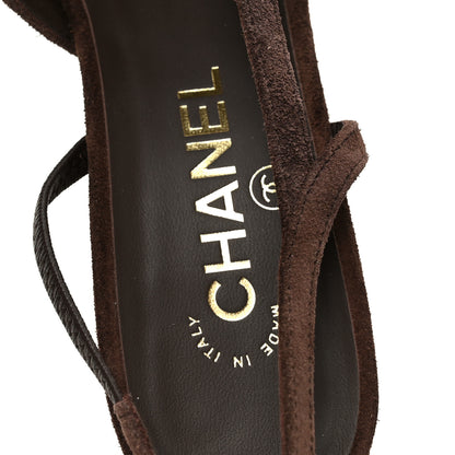 Chanel Laminated Crumpled Lambskin Grosgrain Cap Toe CC Ballerina Flats 39 Light Gold Black 7 of 10
