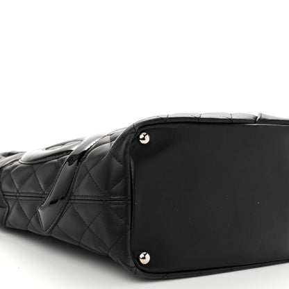 Chanel Calfskin Quilted Medium Cambon Tote Black 9 of 10