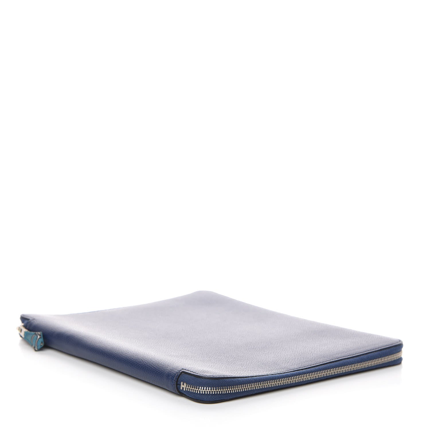 Hermes Epsom E-Zip iPad Notebook Cover Bleu 4 of 12