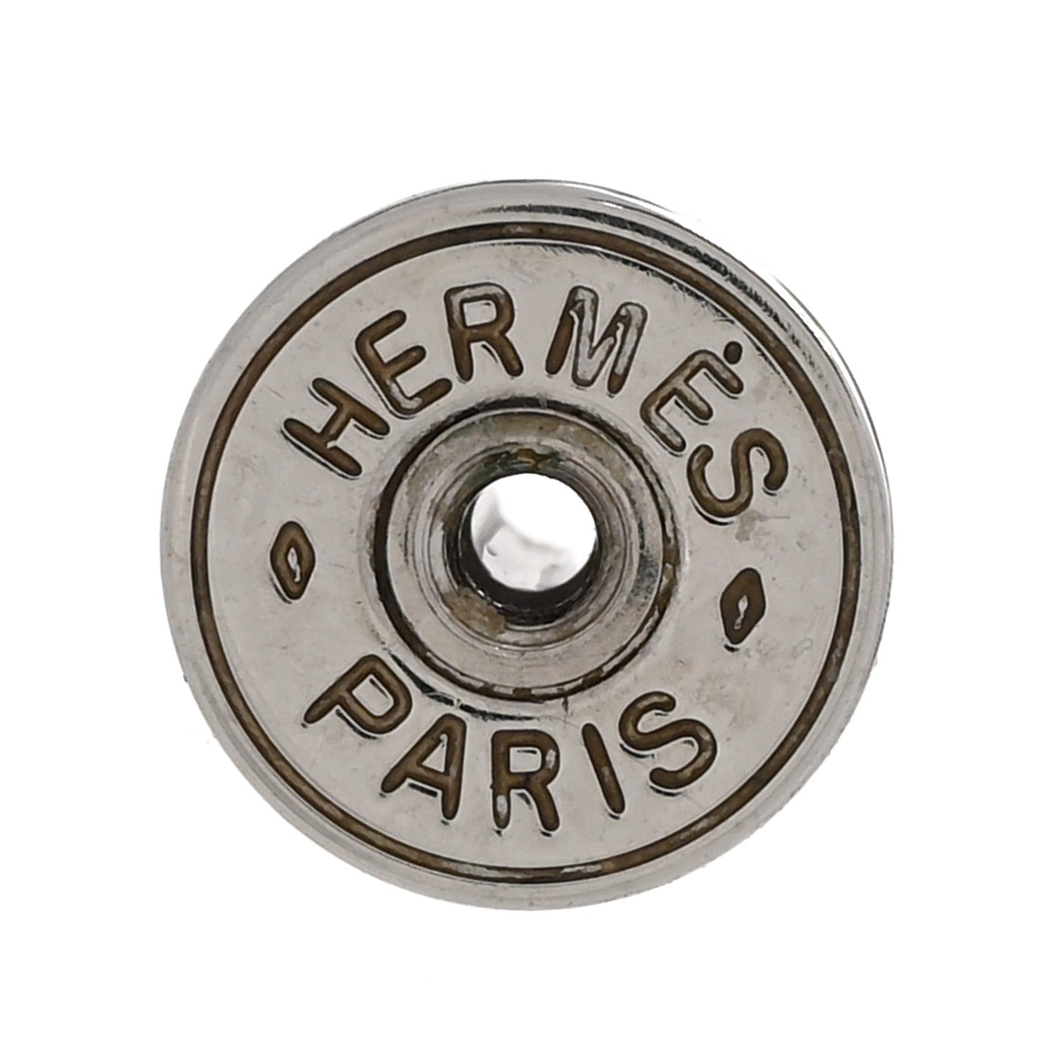 Hermes Palladium Swift O'Kelly Earrings Black 4 of 6